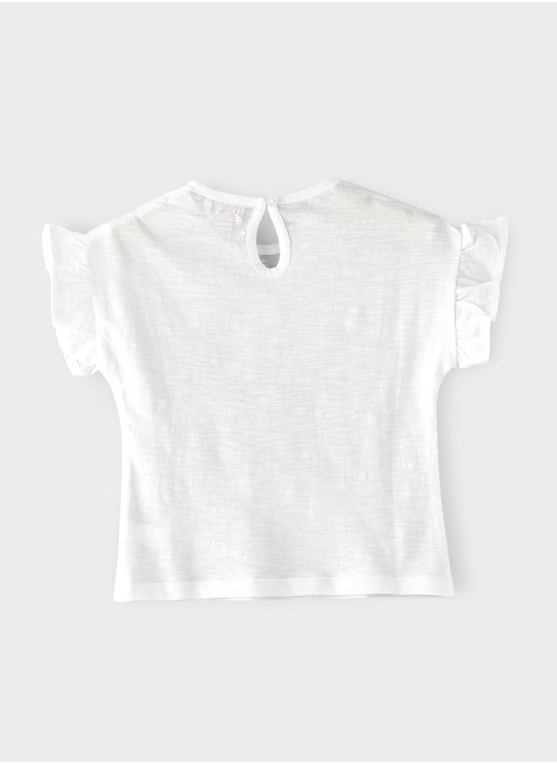 Jelliene Solid woven blouse with elasticated neckline  - Image 2