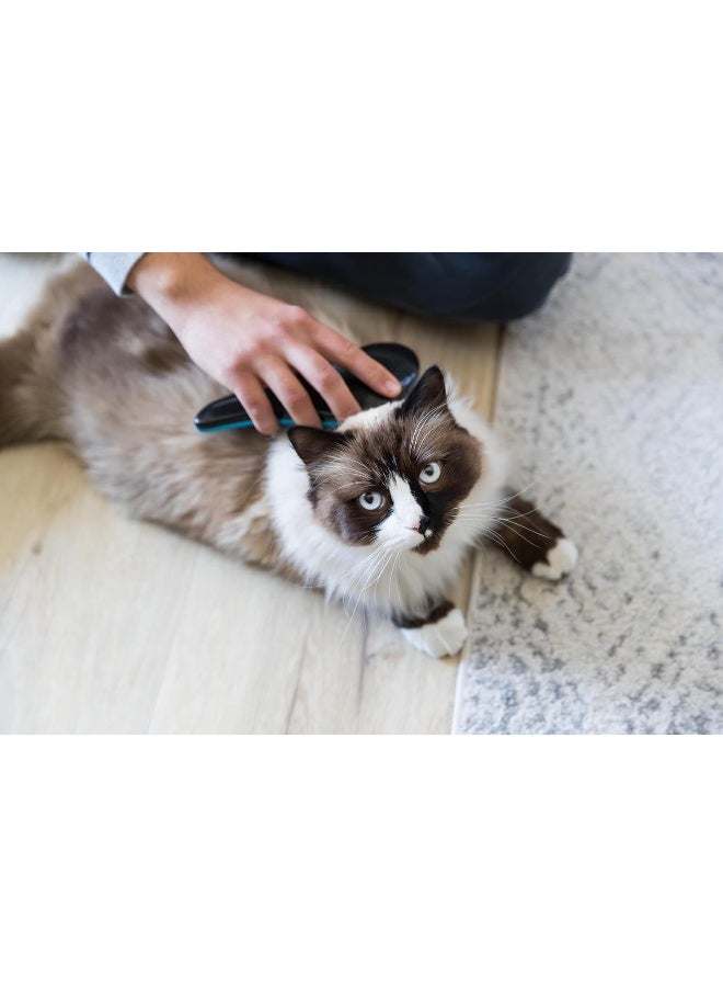 Trixie Soft Plastic Bristle Brush for Dogs & Cats - Image 2