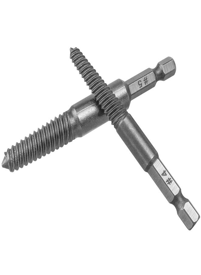 Mesee 10 Pieces Damaged Screw Remover and Extractor Set 1/4 Inch Hex Shank Broken Screw Extractor Drill Bit Screws Bolts Quick Stripped Removal Tool - Image 4