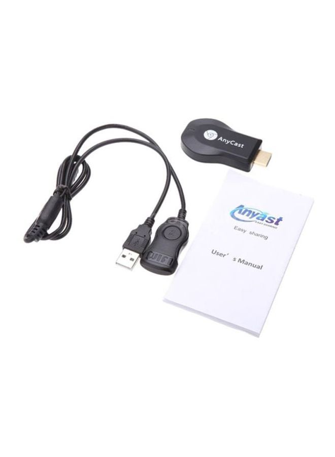 Miracast Wi-Fi Wireless Display Receiver Dongle Black - Image 3