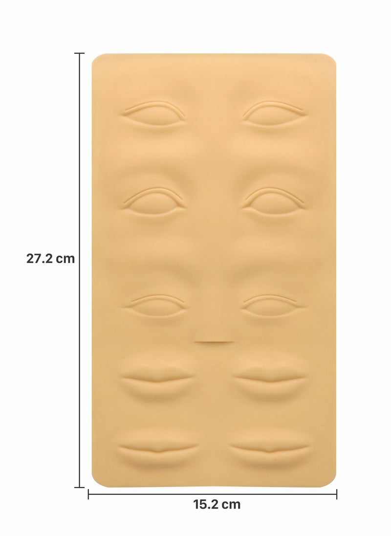 Generic - 2 PCS 3D Microblading Practice Skin for Eyebrow & Lip Training - Ideal for Beginners & Pros in Permanent Makeup - Image 1