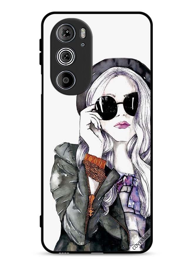 Covernex Motorola Edge 30 Pro Protective Case Cover Stylish Cute Girl - Image 1