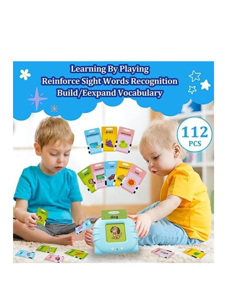 ELTRAZONE Talking Flash Cards Learning Toys for Kids with English and Arabic Pronunciation, Educational Toddlers Toys Reading Machine with 224 Sight Words, Preschool Montessori Toys. (PINK) - Image 3