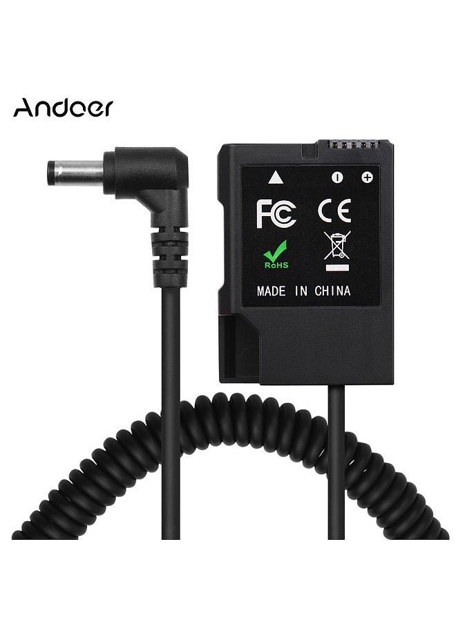 ANDOER - EP-5A EN-EL14 Dummy Battery Pack DC Coupler Connector Spring Cable Battery Replacement for Nikon D3100 D3200 D3300 D3400 D3500 D5100 D5200 D5300 D5500 Cameras - Image 1