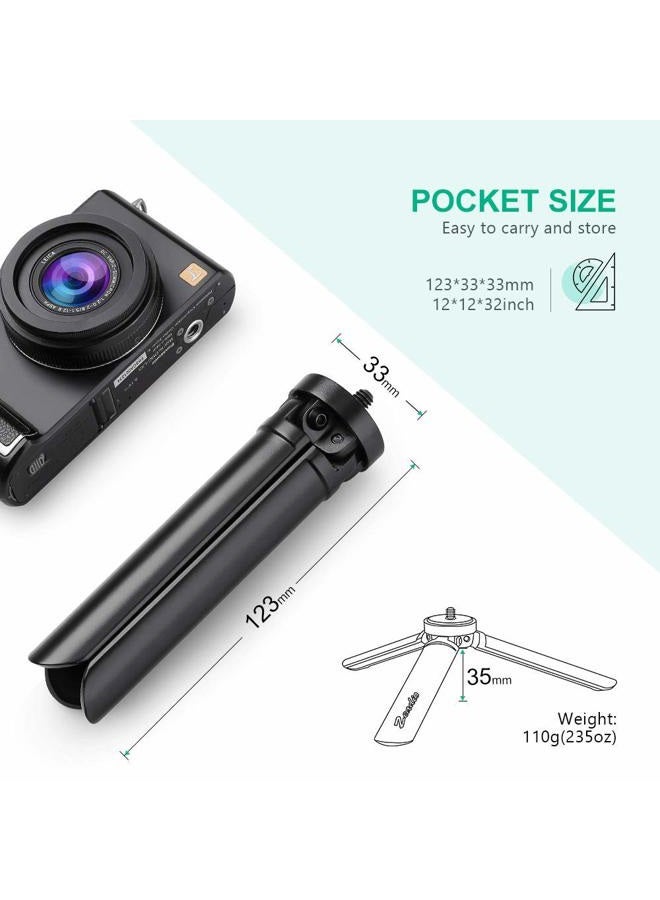 Zeadio Metal Mini Tripod, Max Load 20kg/44lb, Desktop Tabletop Stand Tripod, Fits for Smooth 4, Crane Plus, Crane 2, Osmo Mobile, Ronin-S, Vimble 2, Gimbal Handle Grip Stabilizer and All Cameras - Image 2
