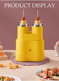DUNISO 2 Tube small-scale Electric Egg Roll Maker，Full automatic egg rolls breakfast machine，easy to clean，Can be used to make egg rolls, egg sausage and fried egg， for Home Kitchens  - Image 2