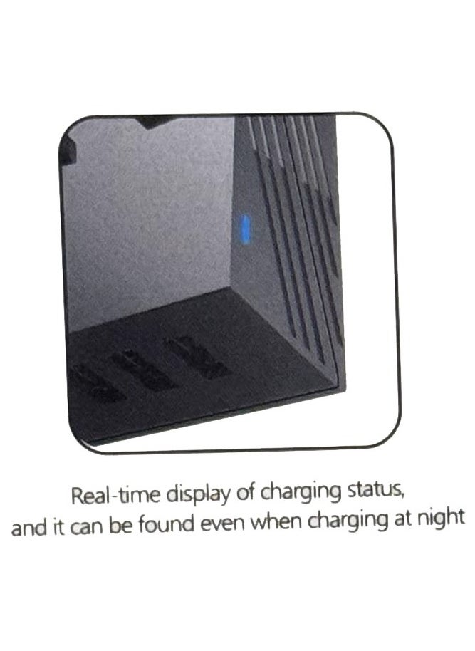 أعجوبة محول السفر العالمي Marvers MS TC3112، 3 منافذ USB مع شحن سريع 6 أمبير، أسود  - Image 5