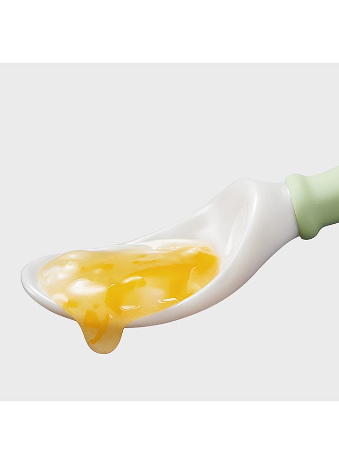 Babycare - Babycare - Dino Spoon and Fork Set Green – BPA-Free, Easy-Grip Utensils for Toddlers and Babies, Safety Approved - Image 1