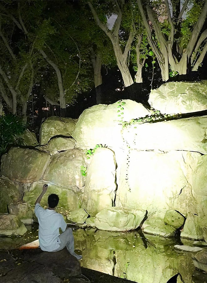 مصباح يدوي صغير قابل لإعادة الشحن مع سلسلة مفاتيح – إضاءة فائقة السطوع بقوة 1000 لومن، مصباح محمول صغير مقاوم للماء، كشاف جيب تكتيكي مزود بمغناطيس ومشبك، يحتوي على 8 أوضاع، بمنفذ شحن USB-C - Image 2