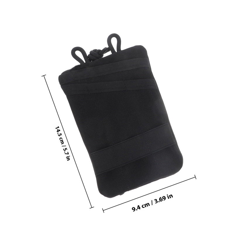Hiking Tactical Waist Pack Oxford Fabric Black For Camping Running Tool Storage - Image 3