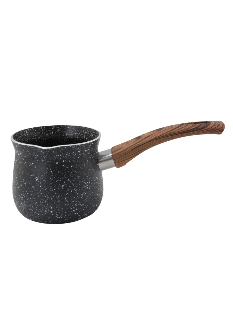 Wilson Black Granite Coffee Warmer with Wooden Soft Touch Handle 9cm
