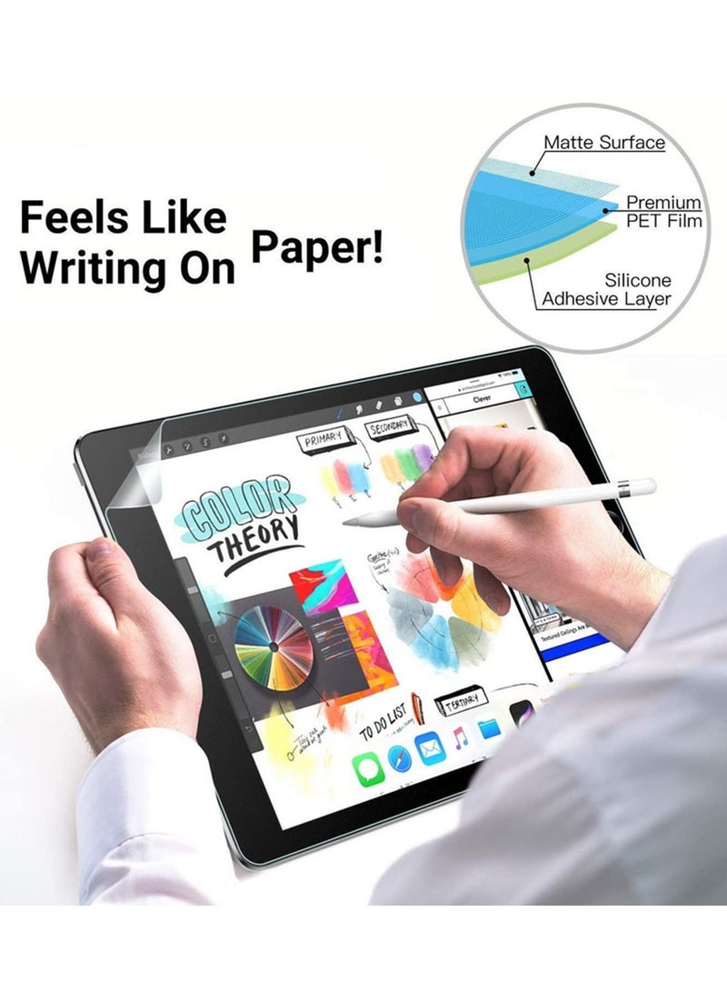 1PCS Paper-Like Anti Glare Matte PET Screen Protector Cover for iPad Pro 12.9 Inch 2018 No Interfere with Face ID No Fingerprint No Scratch Anti Glare Good Writing Experience - Image 3
