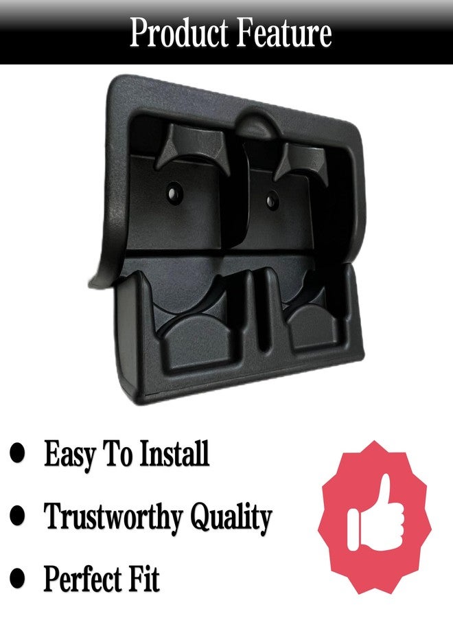 PMFCA Rear Console Cup Holder Black for Nissan Armada 2017-2020, Infiniti QX56 2012-2013,QX80 2014-2018 Bench Center Seat Cup Holder Replaces 88741-1LK3D 887411LK3D - Image 5