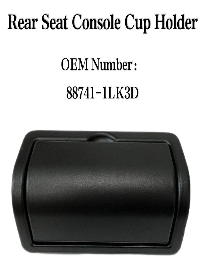 PMFCA Rear Console Cup Holder Black for Nissan Armada 2017-2020, Infiniti QX56 2012-2013,QX80 2014-2018 Bench Center Seat Cup Holder Replaces 88741-1LK3D 887411LK3D - Image 2