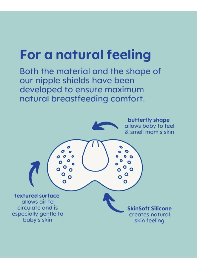 MAM Nipple Shields for Breastfeeding, Size Large, Pack of 2 - Image 3