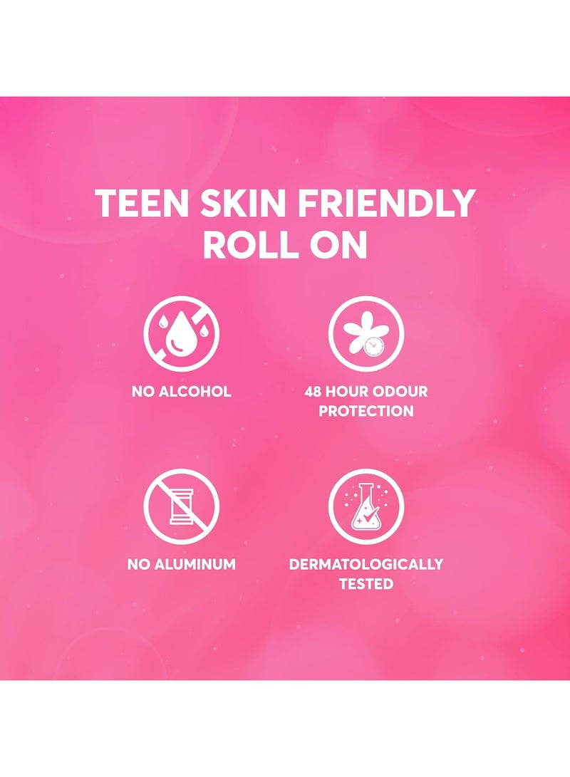 إيفا مزيل عرق رول أون للعضلات تحت الإبط مع زيت مونو تاهيتي ومستخلصات التوت البري بدون كحول وألومنيوم حماية لمدة 48 ساعة يحافظ على إشراقة ونعومة الإبطين مناسب للبشرة للنساء 50مل - Image 4