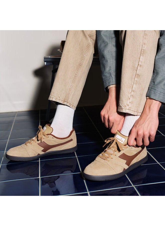 DIADORA أحذية كاجوال للرجال والنساء من ديادورا ساونتر سينث، أصفر خريفي/بني تشينكسي/أبيض ثلجي، مقاس 37 - Image 4