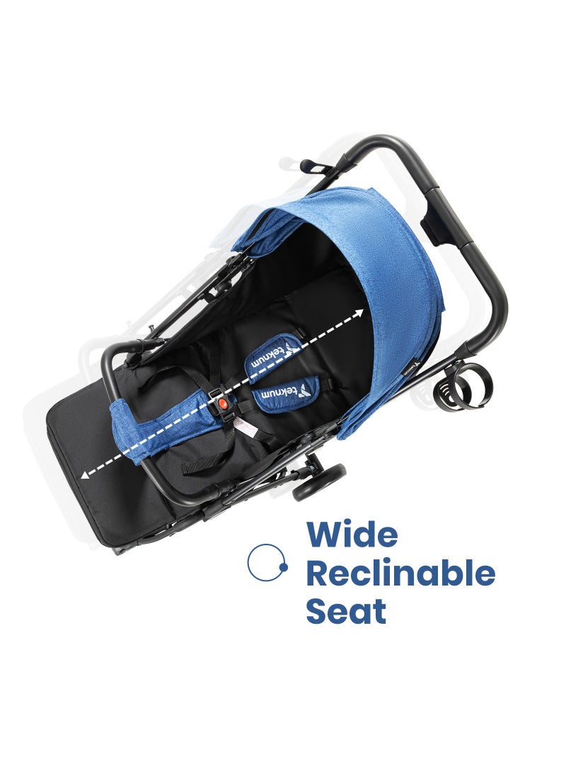 TEKNUM - Teknum Travel Cabin Stroller with Coffee Cup Holder - Blue - Image 1