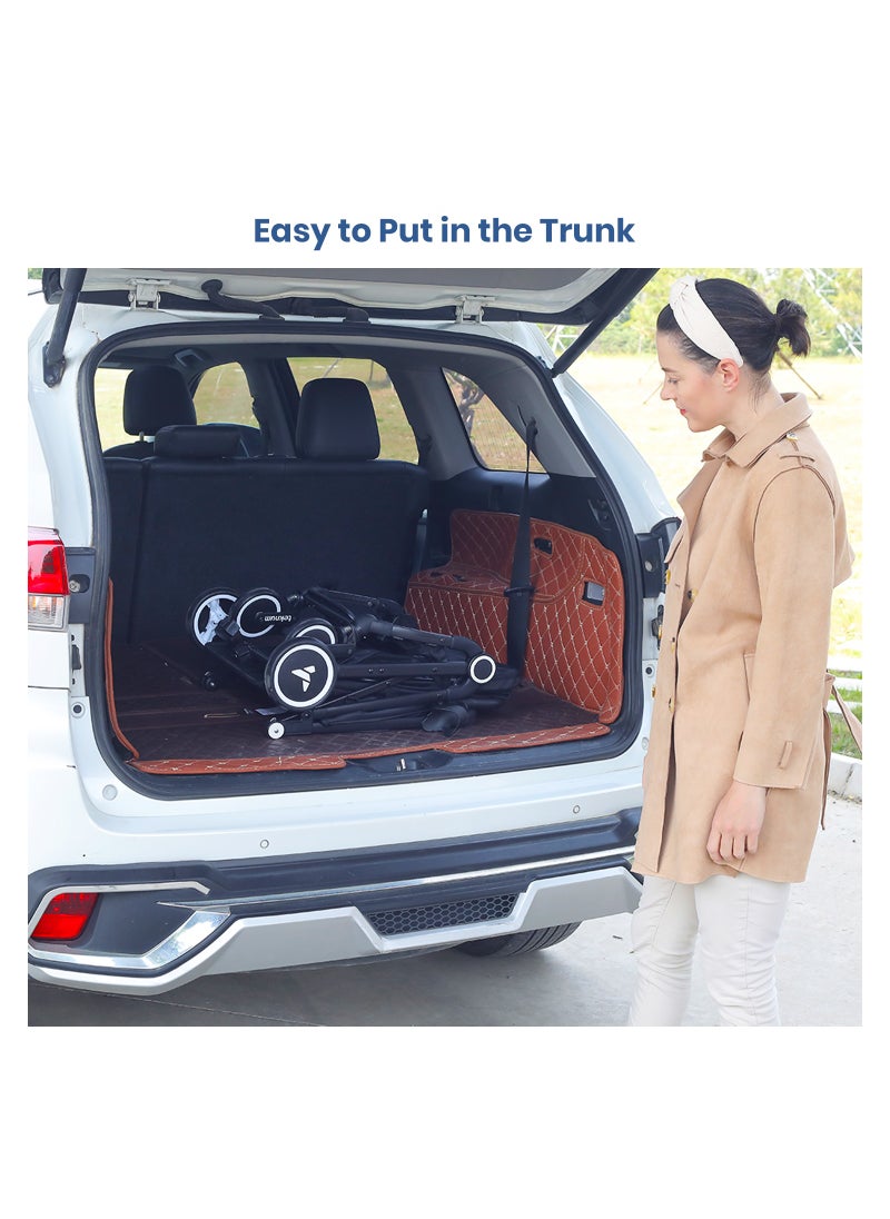 TEKNUM - Teknum Travel Cabin Stroller with Coffee Cup Holder - Blue - Image 1