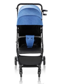 TEKNUM Teknum Travel Cabin Stroller with Coffee Cup Holder - Blue  - Image 4
