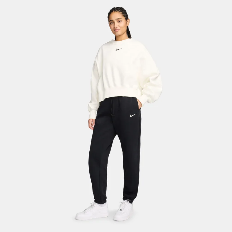 Nike Black Women's Sportswear Phoenix Fleece Sweatpants for Women | Best Price UAE