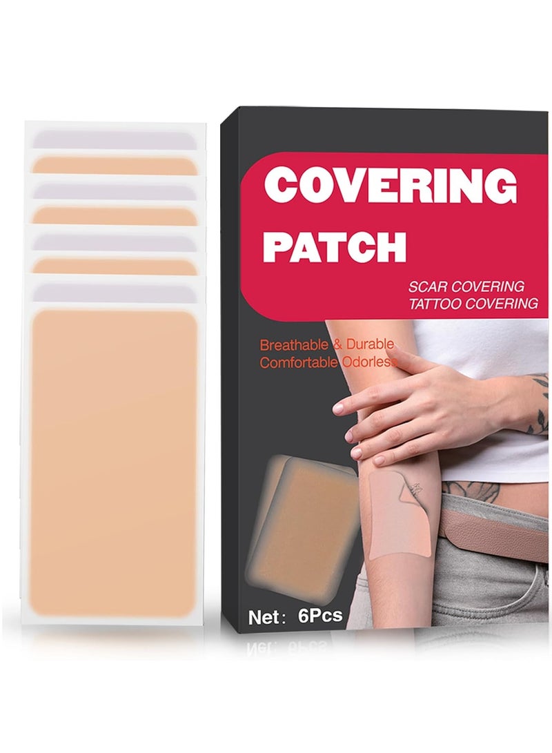 Sudopo Tattoo Cover Up Patch, Ultra-Thin Flaw Concealer Sticker Skin Tattoo Concealing Tape Cover Tattoo Scars & Birthmarks, Natural Looking & Waterproof - Image 1