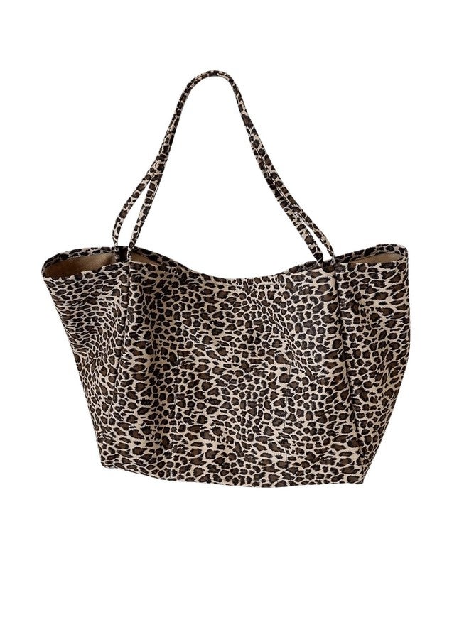 MakeMeChic Women's Leopard Tote Bag Cheetah Oversize Shoulder Bag Weekender Bag Multicolor One-Size - Image 1