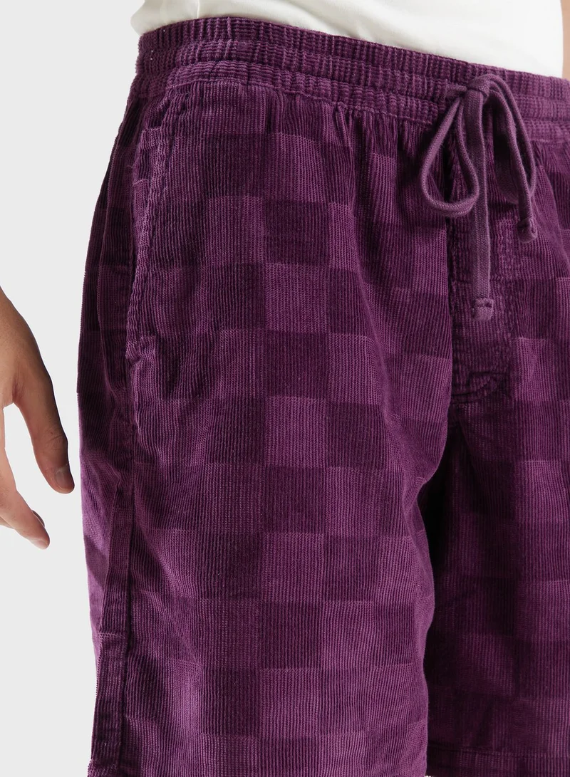 VANS Range Checkbird Cord Shorts
