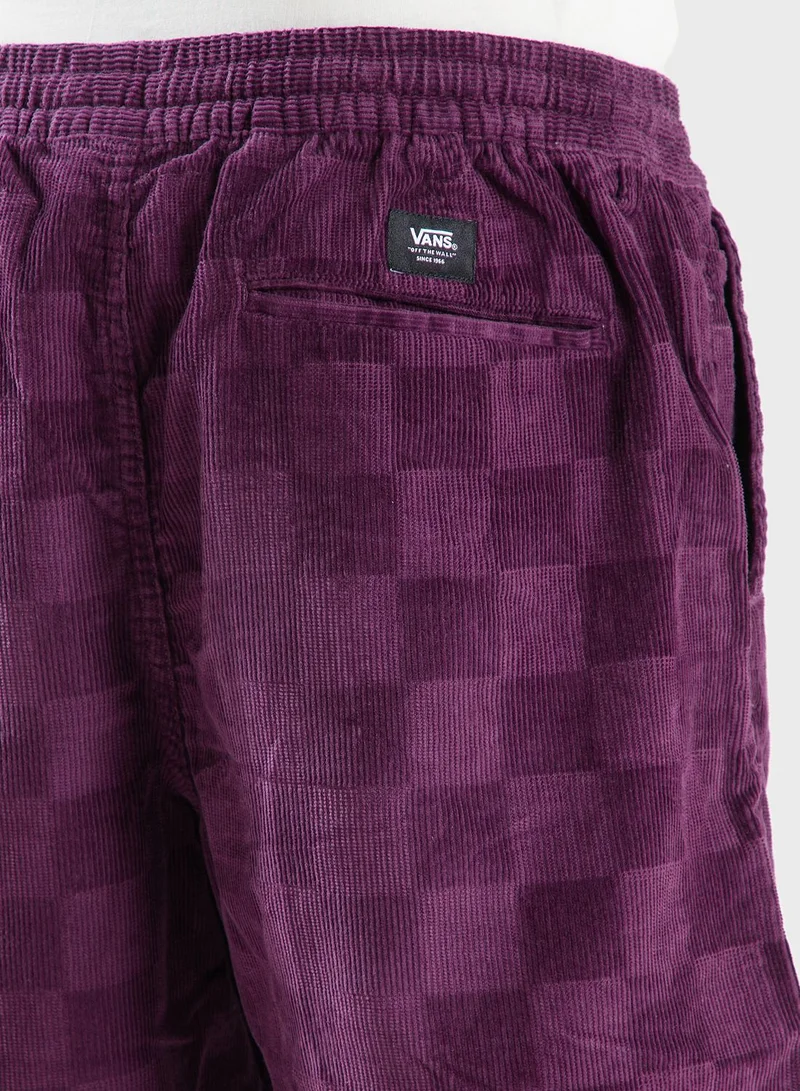 VANS Range Checkbird Cord Shorts