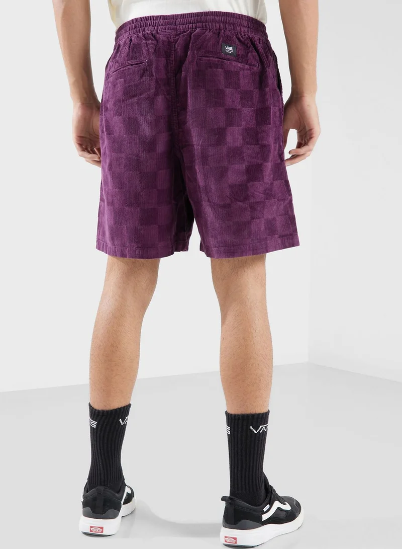 VANS Range Checkbird Cord Shorts