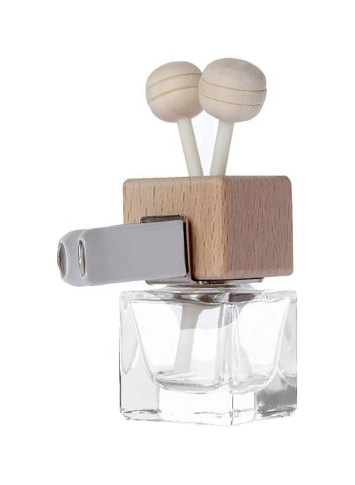 Oasisgalore 4 Pcs 8ml Glass Car Air Freshener Bottles - Essential Oil Diffuser with Vent Clips  - Image 5