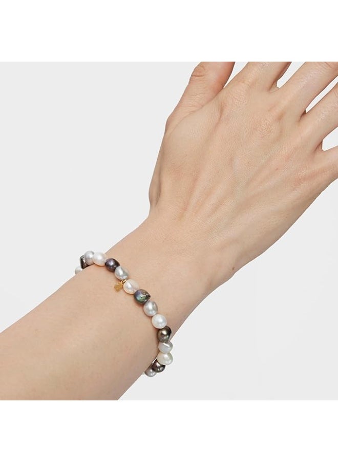 طوس توس سوار سويت دولز تصميم أنيق للسيدات بلون ذهبي أصفر مع لمسة لؤلؤ - Image 4