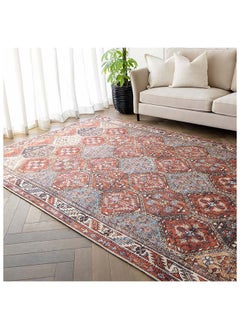 KNOT HOME Vince Rosso 150 x 80 cm Carpet Knot Home Designer Rug for Bedroom Living Dining Room Office Soft Non-slip Area Textile Decor  - Image 2