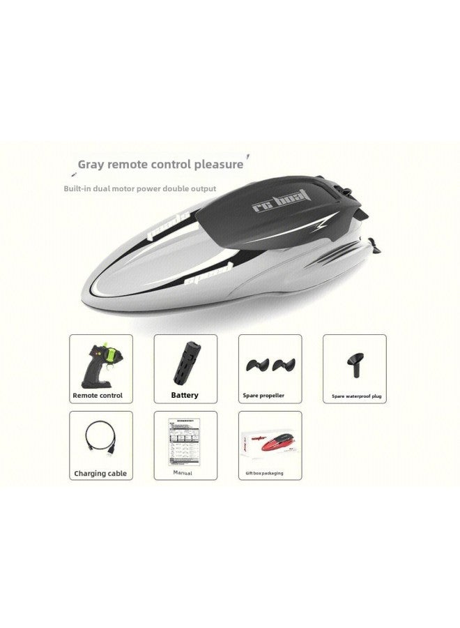 Toys High-speed Remote Control Boat 2.4G Remote Control Mini Stunt Boat Children's Water Remote Control Simulation Boat-Specifications:Ty1 (15 Pieces/box) (net Weight Of A Single Box Is About 0.53kg) High-speed Remote Control Boat  - Image 2
