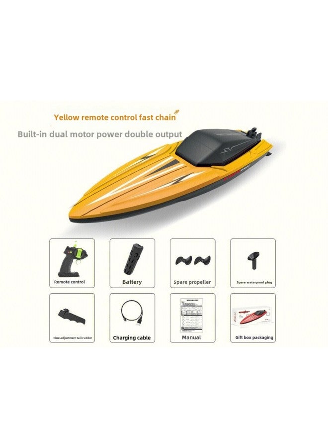 Toys High-speed Remote Control Boat 2.4G Remote Control Mini Stunt Boat Children's Water Remote Control Simulation Boat-Specifications:Ty1 (15 Pieces/box) (net Weight Of A Single Box Is About 0.53kg) High-speed Remote Control Boat  - Image 4