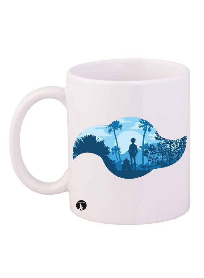 RKN Digimon Printed Mug White/Blue 12ounce - Image 2