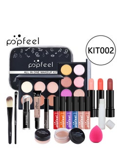 popfeel Professional Makeup Kit for Women Full Kit, Makeup Set Cosmetic Make Up Kit with Makeup Bag Include Eyeshadow Palette Makeup Brushes Set Lipstick Lip Gloss Foundation Concealer 20 Pcs Set  - Image 2