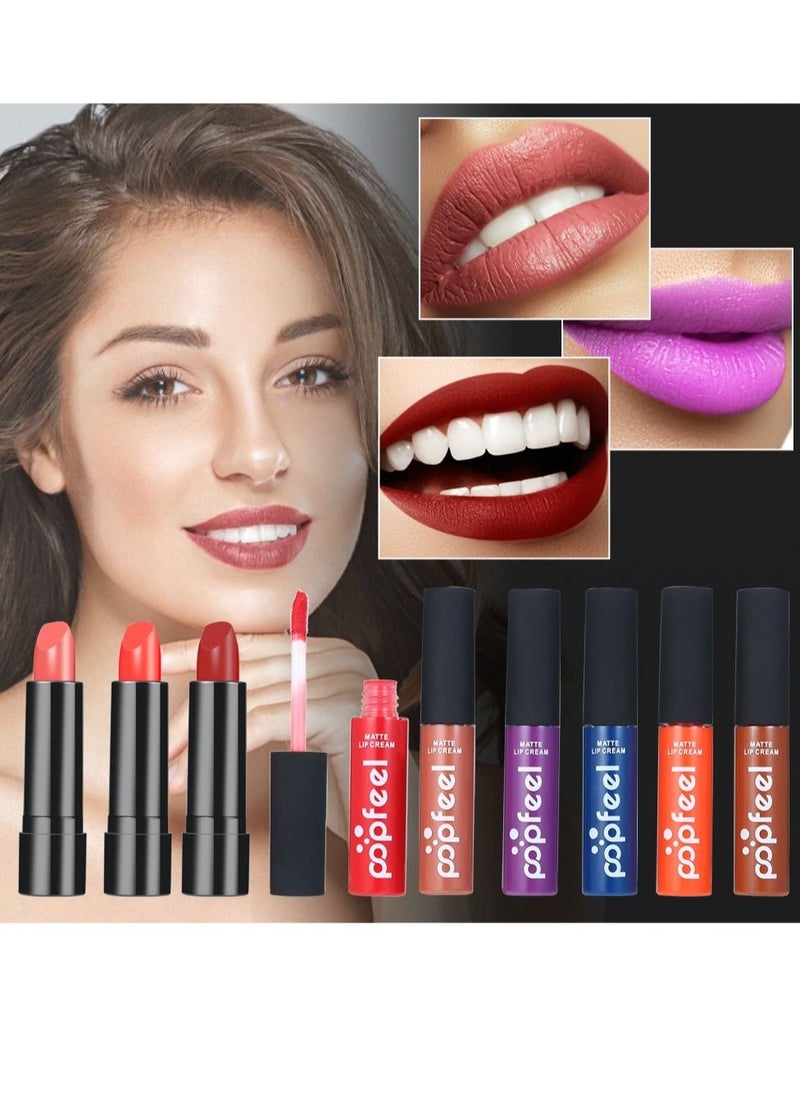 popfeel Professional Makeup Kit for Women Full Kit, Makeup Set Cosmetic Make Up Kit with Makeup Bag Include Eyeshadow Palette Makeup Brushes Set Lipstick Lip Gloss Foundation Concealer 20 Pcs Set  - Image 5
