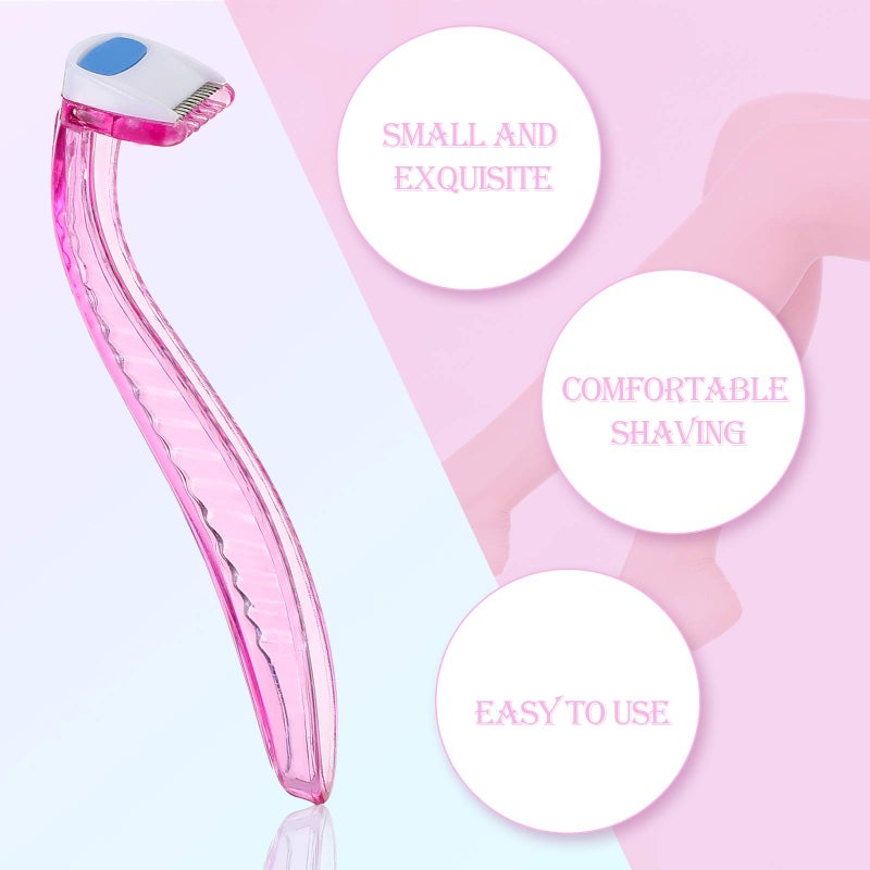 Honoson 12 Pcs Disposable Bikini Razors for Women Bikini Line Trimmer Shaver Small T Type Razor Durable Travel Accessories Pubic Hair Removal Beauty for Body Cosmetic Tool(Multicolor) - Image 3
