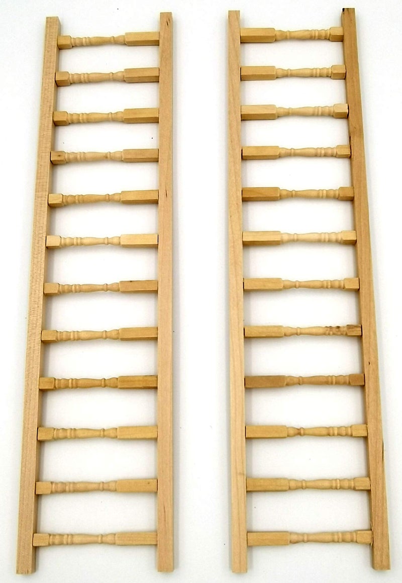 SXFSE Dollhouse Decoration AccessoriesMiniature Fence Handrail 112 Mini Dollhouse Fence Cute House Mini Fence Beige 2 Pcs - Image 3