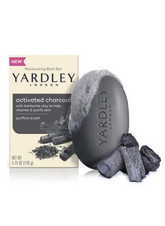 Yardley Yardley Yardley London Moisturizing Bath Bar Activated Charcoal 4.25 Ounce (Pack Of 12) Activated Charcoal 12 Count 
