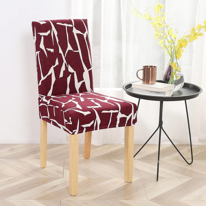 Occasional & permanent usable Stretch Chair Slipcovers, Milk Silk Print Soft Stretch Chair Covers, Removable and Washable Chair Cover, Suitable for Restaurant, Wedding, Hotel Banquet, (Impressionism-Red) 1pcs Advanced compact design Multi warehouse process Light sturdy raw material Ergonomic build Global trendy simple build Wide range compatible material Space saving design picks All-in-one local deliver plan Global upgraded practical design Popular practical build Freeze crack proof Multi-use upgraded craftsmanship Long term storage compatible Reliable daily use design Efficiency boosted construction Multi-style matching design Heat resistant Safe material Durability boosted processed material Well-engineered versatile build Natural material Ventilated design Integrated warehouse solution Easy store & transit build - Image 2