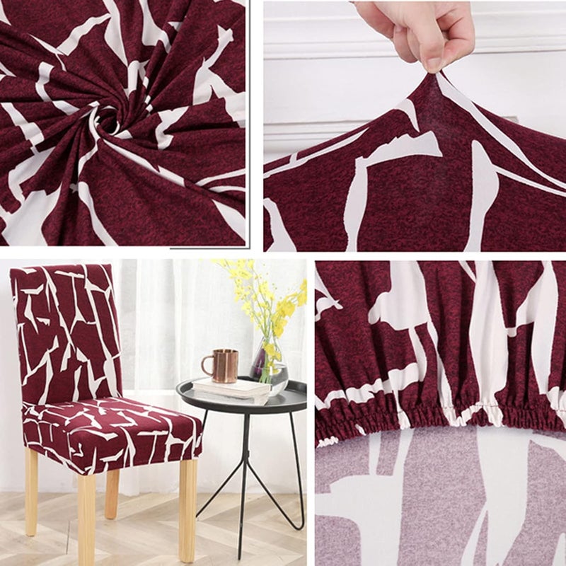 Occasional & permanent usable Stretch Chair Slipcovers, Milk Silk Print Soft Stretch Chair Covers, Removable and Washable Chair Cover, Suitable for Restaurant, Wedding, Hotel Banquet, (Impressionism-Red) 1pcs Advanced compact design Multi warehouse process Light sturdy raw material Ergonomic build Global trendy simple build Wide range compatible material Space saving design picks All-in-one local deliver plan Global upgraded practical design Popular practical build Freeze crack proof Multi-use upgraded craftsmanship Long term storage compatible Reliable daily use design Efficiency boosted construction Multi-style matching design Heat resistant Safe material Durability boosted processed material Well-engineered versatile build Natural material Ventilated design Integrated warehouse solution Easy store & transit build - Image 4