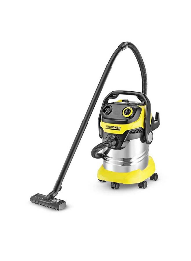 كارشر مكنسة WD 5 الكهربائية الفاخرة متعددة الاستخدامات 1100 W 13482350 أصفر/ أسود/ فضي - Image 1