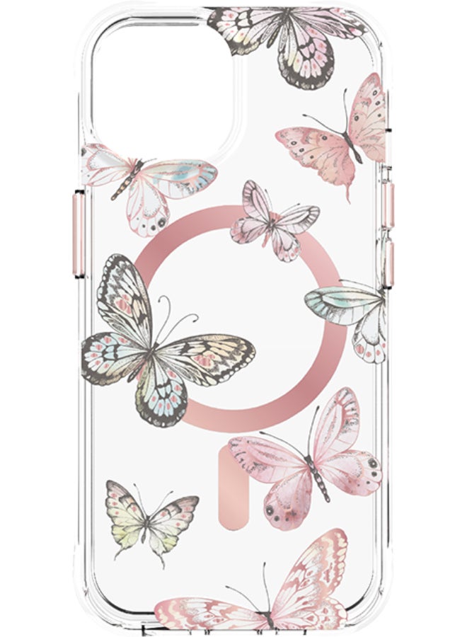 Body Glove Karma by Body Glove Pink Butterflies with MagSafe Case - iPhone 15 Plus 