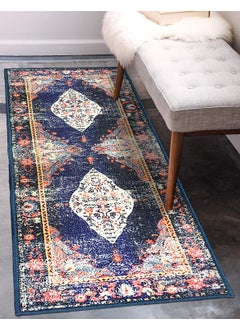Status Contract Status Contract 3D Printed Persian Carpet (Multicolour, Polyester & Polyester Blend, 3x5 Feet)  - Image 1