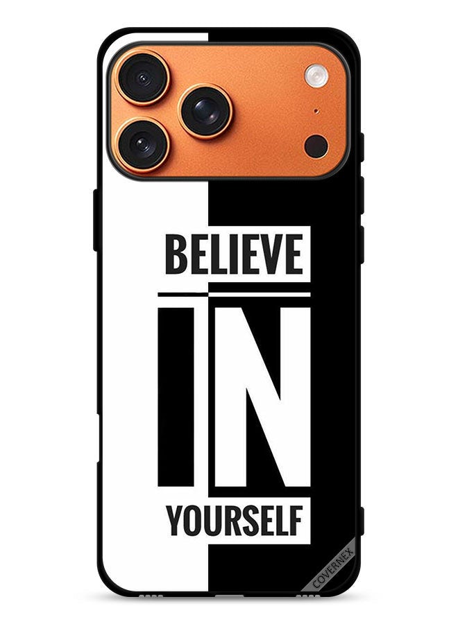 Covernex Apple iPhone 17 Pro Max Protective Case Cover Believe In Yourself - Image 1