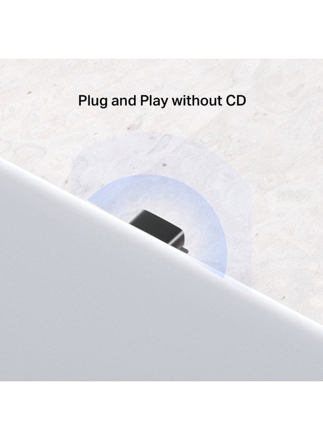 ميركوسيس محول USB مزدوج النطاق MA20N AC650 نانو لاسلكي – دنجيل واي فاي 5 مدمج، 2.4GHz/5GHz، توصيل وتشغيل للكمبيوتر الشخصي واللابتوب - Image 4