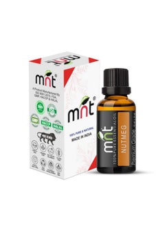 ام ان تي زيت جوزة الطيب العطري 100% طبيعي نقي وذو درجة علاجية للعلاج بالروائح والبشرة وحب الشباب ونمو الشعر (15 مل)  - Image 2