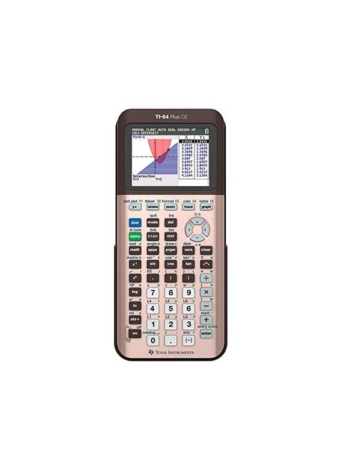 Texas Instruments TI-84 Plus CE Color Graphing Calculator, Rose Gold (Metallic)